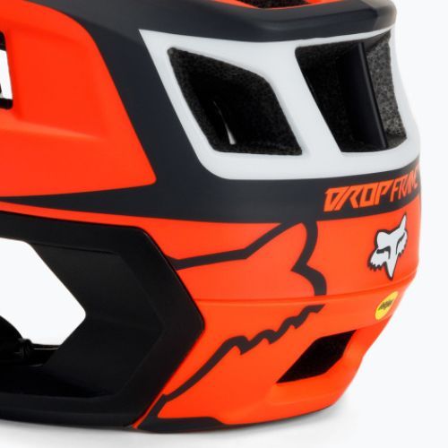 Шолом велосипедний Fox Racing Dropframe Pro Dvide помаранчево-чорний 29396_824