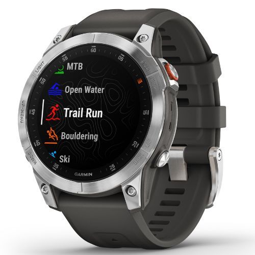 Годинник Garmin Epix 2 Hrm Elevate Ox сріблястий 010-02582-01