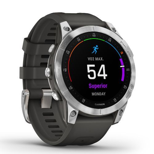 Годинник Garmin Epix 2 Hrm Elevate Ox сріблястий 010-02582-01