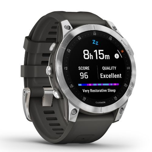 Годинник Garmin Epix 2 Hrm Elevate Ox сріблястий 010-02582-01