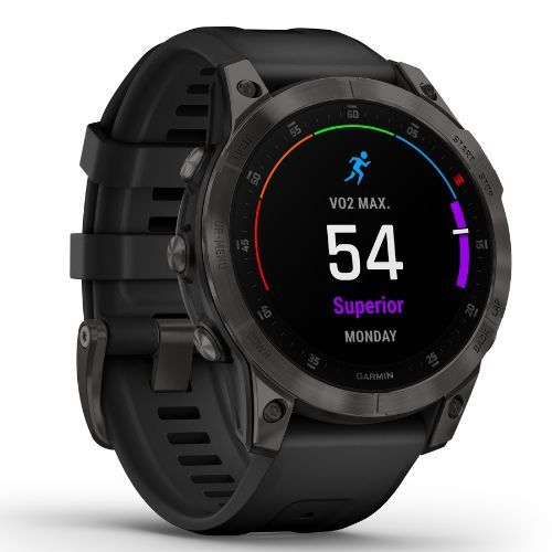 Годинник Garmin Epix 2 Sapphire HRM Elevate Ox чорний 010-02582-11