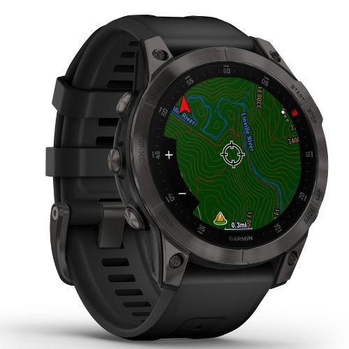 Годинник Garmin Epix 2 Sapphire HRM Elevate Ox чорний 010-02582-11