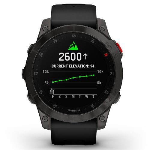 Годинник Garmin Epix 2 Sapphire HRM Elevate Ox чорний 010-02582-11