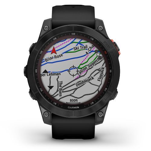Годинник Garmin Fenix 7 Solar Hrm Elevate Ox чорний 010-02540-11