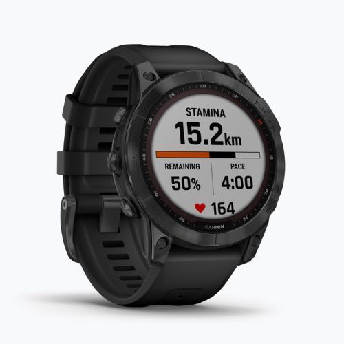 Годинник Garmin Fenix 7 Solar Hrm Elevate Ox чорний 010-02540-11