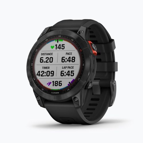Годинник Garmin Fenix 7 Solar Hrm Elevate Ox чорний 010-02540-11