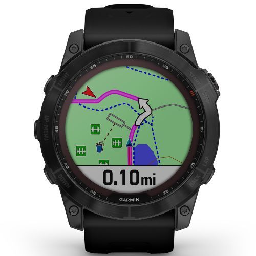 Годинник Garmin Fenix 7X Sapphire Solar Hrm Elevate Ox чорний 010-02541-23