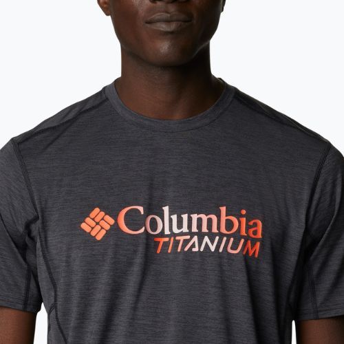 Футболка для трекінгу чоловіча Columbia Titan Pass Graphic Tee чорна 1991471