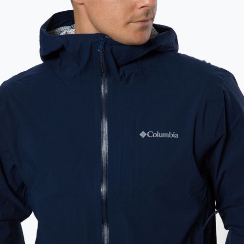 Куртка дощовик чоловіча Columbia Omni-Tech Ampli-Dry collegiate navy