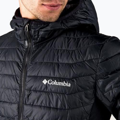 Куртка чоловіча Columbia Powder Pass Hooded black