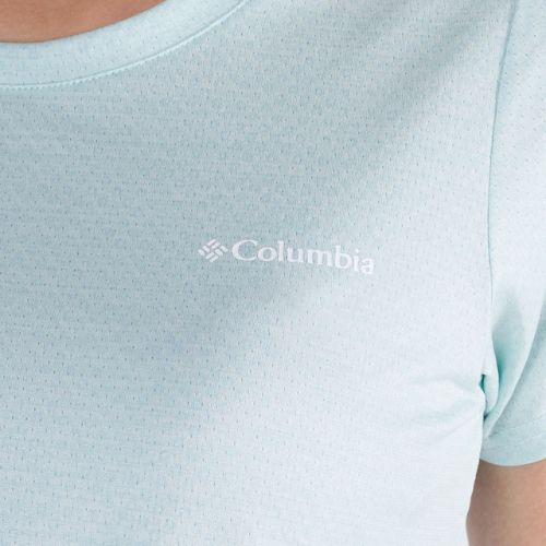 Футболка для трекінгу жіноча Columbia Alpine Chill Zero синя 1991694