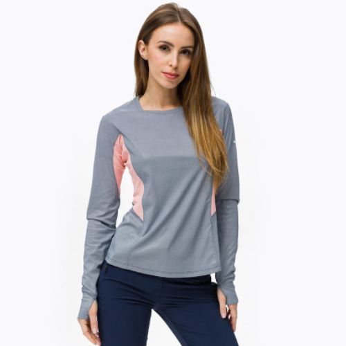 Лонгслів трекінговий жіночий Columbia Titan Pass Sun Deflect nocturnal/coral reef