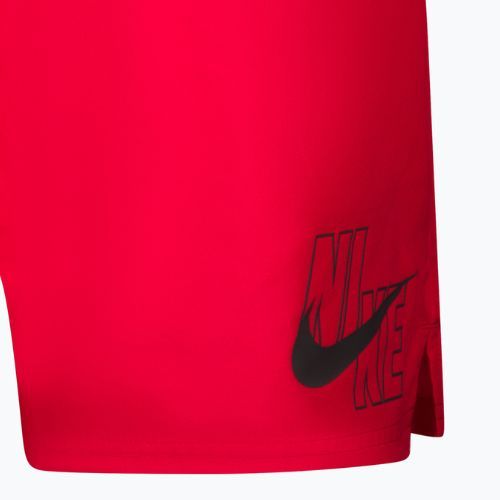 Шорти для плавання чоловічі Nike Logo Solid 5" Volley червоні NESSA566-614