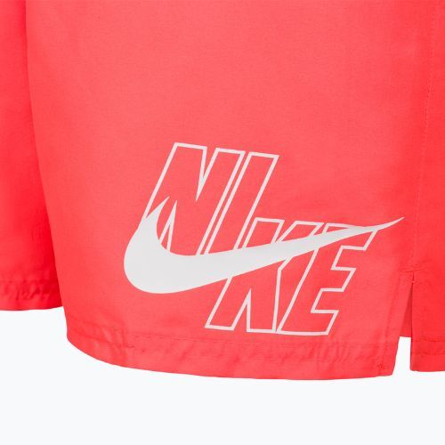 Шорти для плавання чоловічі Nike Logo Solid 5" Volley помаранчеві NESSA566-631