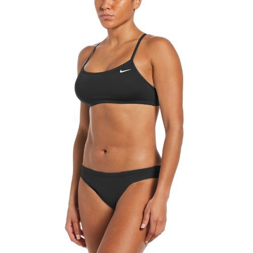 Купальник роздільний жіночий Nike Essential Sports Bikini чорний NESSA211-001