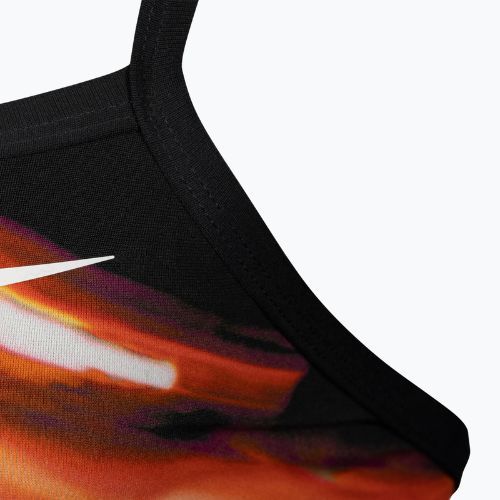 Купальник суцільний жіночий Nike Spectrum чорно-червоний NESSA014-614