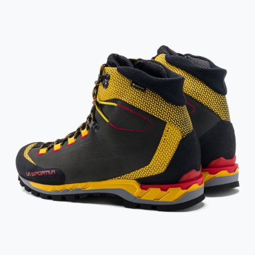 Черевики для альпінізму чоловічі La Sportiva Trango Tech Leather GTX чорно-жовті 21S999100