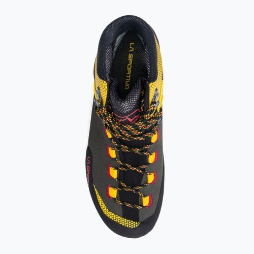 Черевики для альпінізму чоловічі La Sportiva Trango Tech Leather GTX чорно-жовті 21S999100