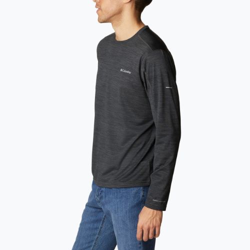 Лонгслів трекінговий чоловічий Columbia Alpine Chill Zero black heather