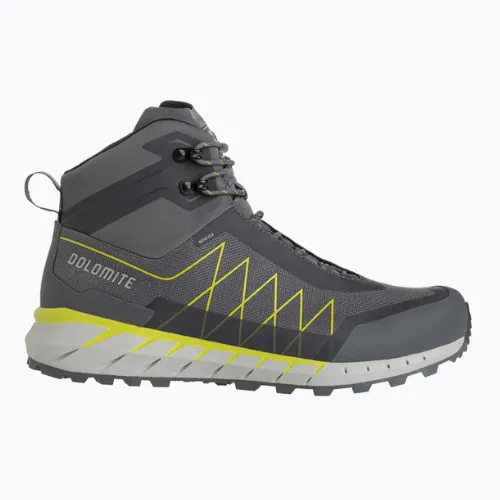 Черевики для трекінгу чоловіче Dolomite Croda Nera Hi GTX gunmetal grey/lime green