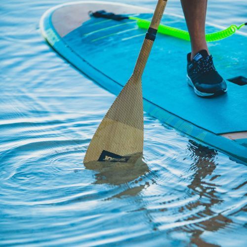Весло для SUP з 2 частин JOBE Paddle Bamboo Classic коричневе 486721004