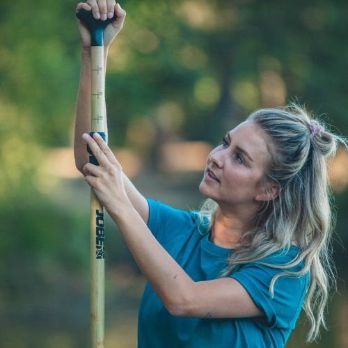 Весло для SUP з 2 частин JOBE Paddle Bamboo Classic коричневе 486721004