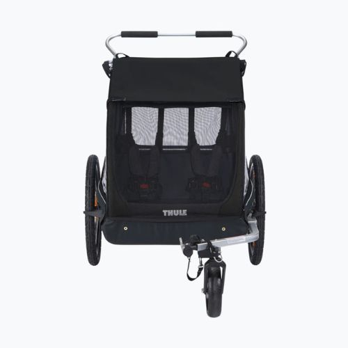 Причіп велосипедний двомісний  Thule Coaster XT Bike Trailer+Stroll чорний 10101810