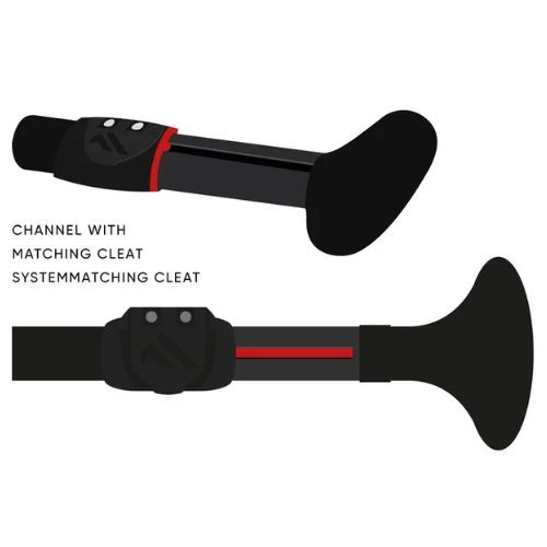 Весло для SUP з 2 частин Fanatic Carbon Pro 100 чорне 13200