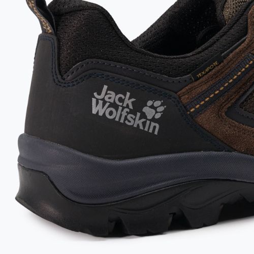 Черевики для трекінгу чоловіче Jack Wolfskin Vojo 3 Texapore коричневі 4042441_5298