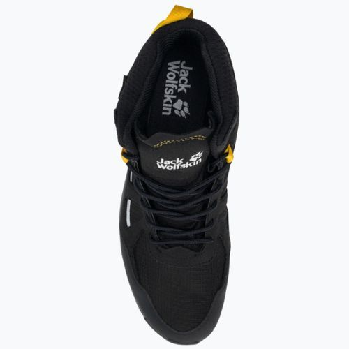 Черевики для трекінгу чоловіче Jack Wolfskin Woodland 2 Texapore Mid чорні 4051261_6055