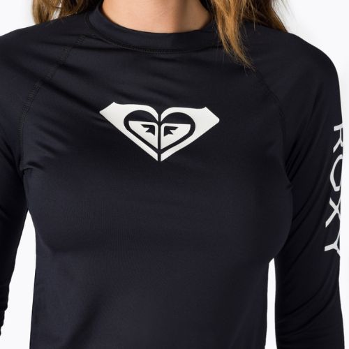 Лонгслів для плавання жіночий ROXY Whole Hearted anthracite