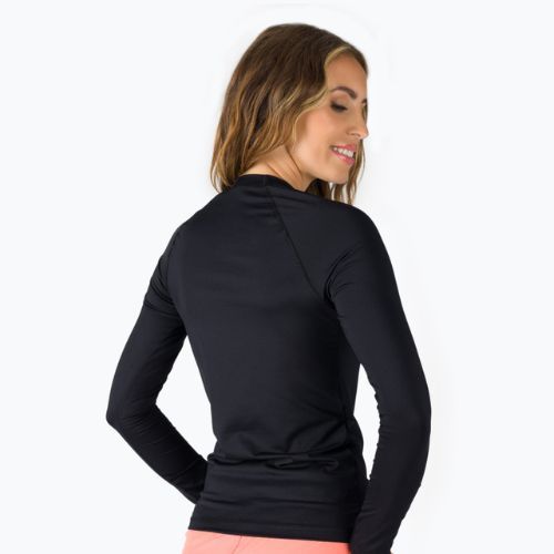 Лонгслів для плавання жіночий ROXY Whole Hearted anthracite