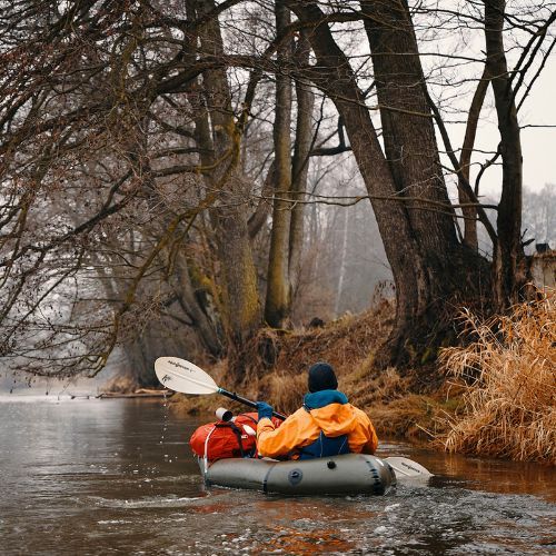 Човен надувний Pinpack Packraft Compact сірий