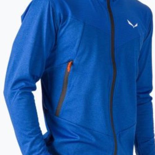 Флісова кофта чоловіча Salewa Agner Hybrid PL/DST FZ Hoody блакитна 00-0000027371