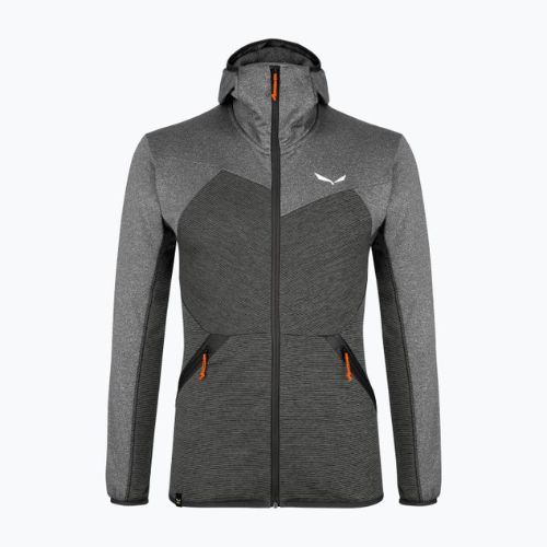 Флісова кофта чоловіча Salewa Puez Melange PL FZ Hoody сіра 00-0000027386