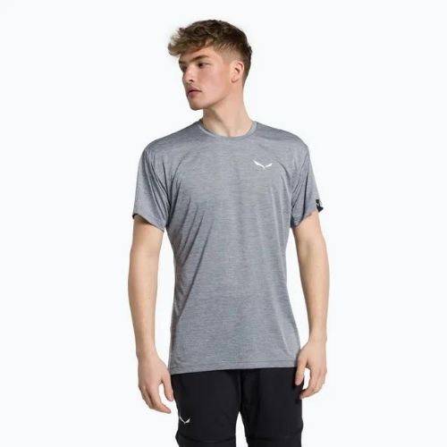 Футболка трекінгова чоловіча Salewa Puez Melange Dry сіра 00-0000026537