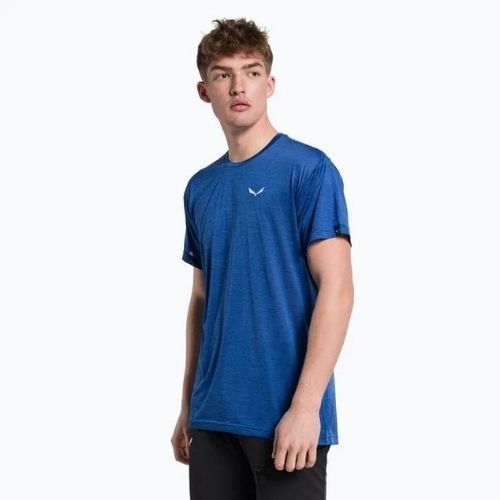 Футболка трекінгова чоловіча Salewa Puez Melange Dry блакитна 00-0000026537