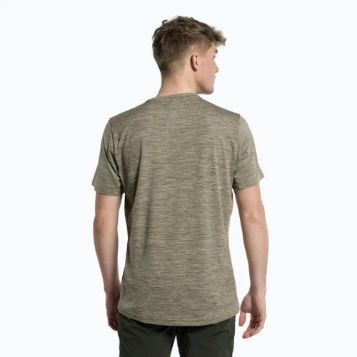 Футболка трекінгова чоловіча Salewa Puez Hybrid 2 Dry brązowa 00-0000027397