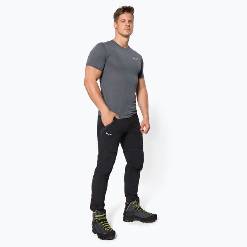 Футболка трекінгова чоловіча Salewa Pedroc 3 Dry сіра 00-0000027725