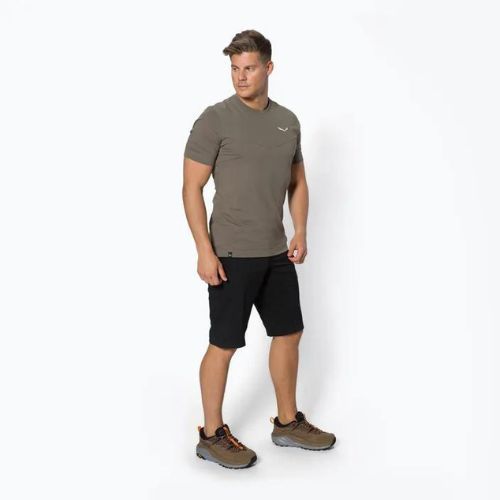 Футболка трекінгова чоловіча Salewa Lavaredo Hemp зелена 00-0000028061