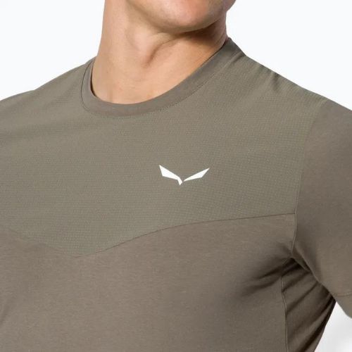 Футболка трекінгова чоловіча Salewa Lavaredo Hemp зелена 00-0000028061