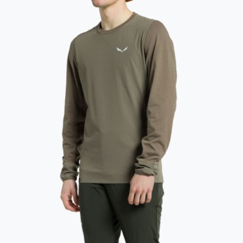 Футболка трекінгова чоловіча Salewa Lavaredo Hemp Print коричнева 00-0000028062