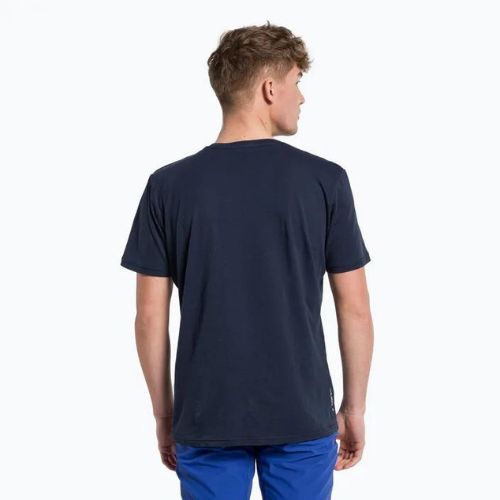 Футболка трекінгова чоловіча Salewa Alpine Hemp Logo синя 00-0000028132