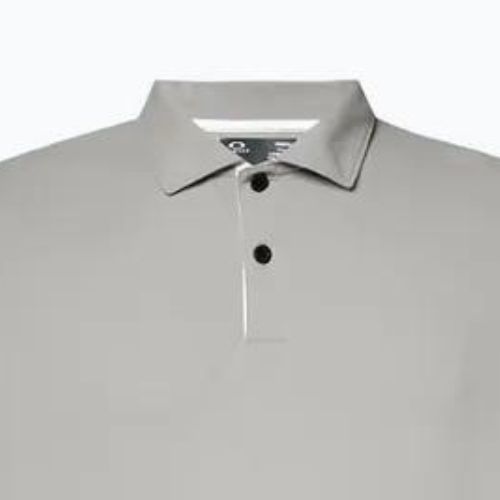 Футболка поло чоловіча Oakley Divisional UV сіра FOA403084