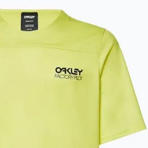 Велофутболка чоловіча Oakley Factory Pilot Lite MTB жовта FOA403173