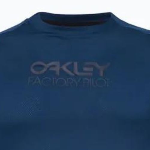 Велофутболка жіноча Oakley Factory Pilot синя FOA500224