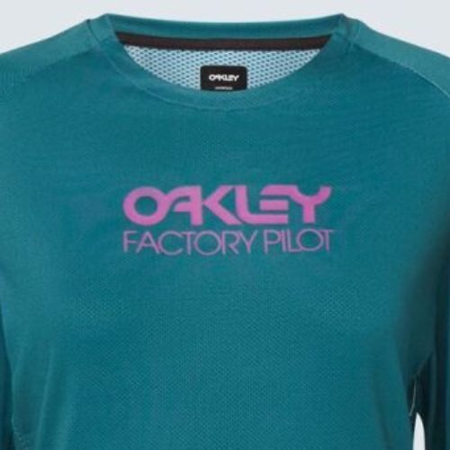 Велофутболка жіноча Oakley WMNS Factory Pilot LS зелена FOA500224