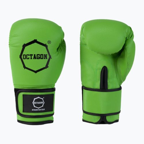 Рукавиці боксерські Octagon Kevlar зелені
