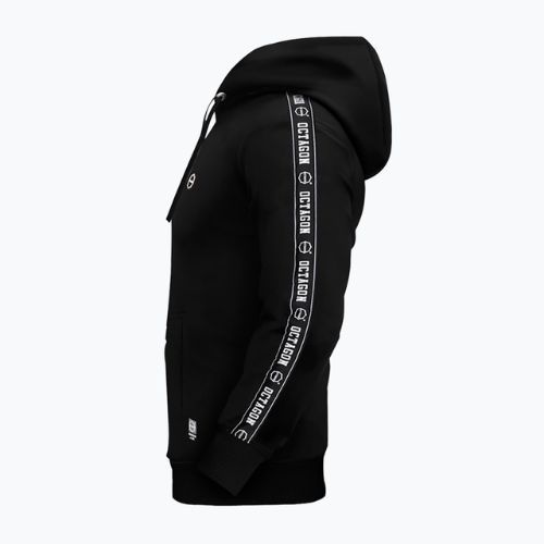 Кофта з капюшоном чоловіча Octagon Stripe чорна