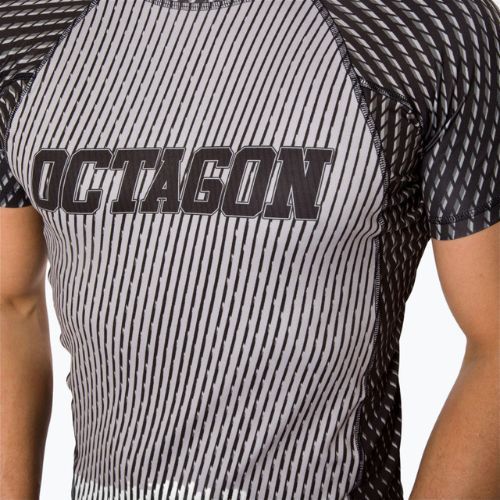 Рашгард чоловічий Octagon Enspace короткий рукав сірий